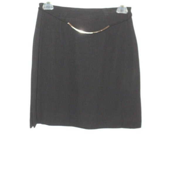 Cache Skirt A-Line Black Size 4 Above Knee Length - Picture 1 of 3